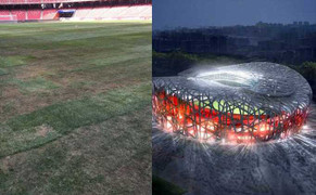 Mặt cỏ sân 10 nghìn tỷ của Trung Quốc thua xa Mỹ Đình