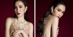 'Chiến binh' đội Phạm Hương gợi cảm với váy trong suốt