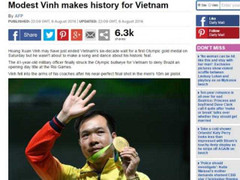 Quốc tế ca ngợi 'huy chương vàng lịch sử' của xạ thủ Hoàng Xuân Vinh