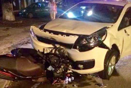 Lái xe trong lúc say rượu, cảnh sát cơ động tông chết người
