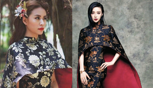 Váy Hoàng Thùy Linh mặc bị phát hiện giống Phạm Băng Băng