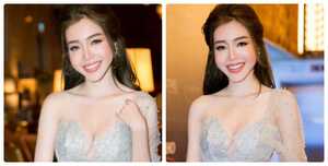 Elly Trần khoe ngực đầy vai thon, thân hình đồng hồ cát với váy bó sát