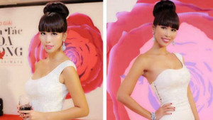 Hà Anh lại khoe thân hình đồng hồ cát gợi cảm