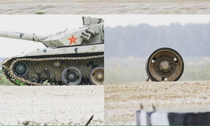 Xem xe tăng Trung Quốc rụng bánh khi đang đua ở Nga