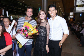 Ngọc Loan The Face quyến rũ bên Nam vương đại sứ hoàn cầu