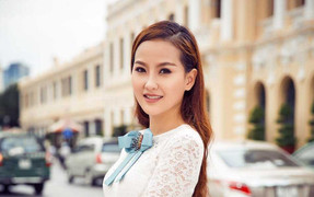 Khánh Ngân The Face duyên dáng như tiểu thư xuống phố