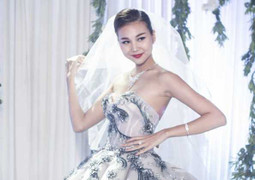 Thanh Hằng khoe vẻ xinh đẹp trong váy cưới tiền tỷ
