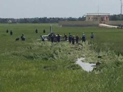 Máy bay quân sự rơi ở Phú Yên