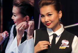 Thanh Hằng 'chơi trội', đeo nhẫn kim cương 5 carat trị giá 4 tỉ