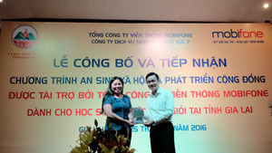 MobiFone: Lễ phát động chương trình 'An sinh xã hội và phát triển cộng đồng'