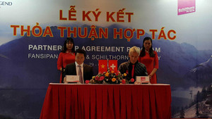 Fansipan Legend ký kết thỏa thuận hợp tác cùng Schilthorn Cableway (Thụy Sỹ)