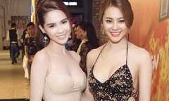 Ngọc Trinh đọ vẻ xinh đẹp bên đàn em Linh Chi
