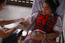 Đà Nẵng thu 250 đơn vị máu hiến tặng bệnh viện trong một buổi sáng