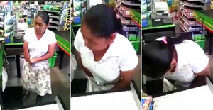 'Nữ quái' trộm cả 'núi' đồ trong siêu thị, giấu dưới váy bị phát hiện