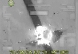 Clip xe tải của IS bị dội tên lửa nổ tan tành khi đang chạy trốn