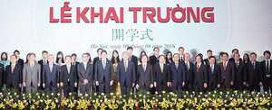 Khai giảng đặc biệt ở Đại học Việt Nhật