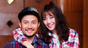 Đinh Tiến Đạt từng nói với Hari Won: 'Bão đến thì phải ướt'