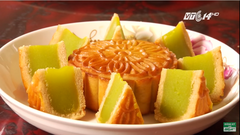 Cách làm bánh trung thu trà xanh lá dứa an toàn tại nhà