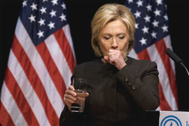 Bác sĩ hàng đầu của Mỹ ám chỉ có người 'đầu độc' bà Hillary Clinton