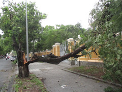 Thừa Thiên – Huế: Hai người thương vong, hàng chục ngôi nhà bị tốc mái do bão số 4