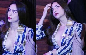 Hồ Ngọc Hà ngày càng bạo dạn 'thả rông' nơi đông người