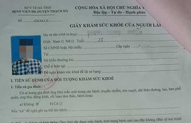 Bệnh viện 'bán' giấy chứng nhận sức khỏe giá 240.000 đồng: Giám đốc Sở Y tế Hà Tĩnh nói gì?