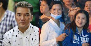 Người dân lại la hét gọi tên, xin chụp ảnh cùng nghệ sĩ tới viếng NSND Thanh Tòng