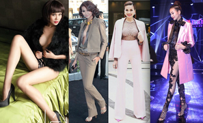 Tuyển tập những bộ cánh táo bạo của Thanh Hằng