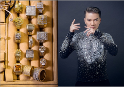 'Choáng' với bộ nhẫn kim cương 'chói mắt' của Đàm Vĩnh Hưng