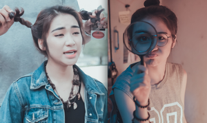 Tạo hình hài hước 'khó đỡ' của Hoà Minzy trong phim kinh dị mới