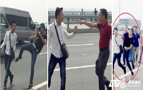 Phóng viên bị 'gạt tay vào má' trên cầu Nhật Tân: Dùng từ 'tát' là chính xác nhất