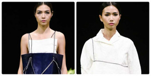 Nhà thiết kế Ý mang những trang phục làm từ nylon tới Tuần lễ thời trang Việt Nam