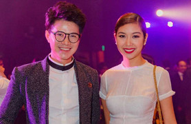 Á hậu Thuý Vân xinh đẹp bên MC Vũ Mạnh Cường