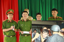 Thưởng nóng các chiến sĩ giải thoát con tin bị thanh niên ngáo đá khống chế