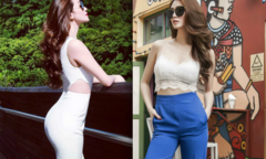 Khánh My khoe chân dài miên man, vòng ba cuốn hút không thể rời mắt