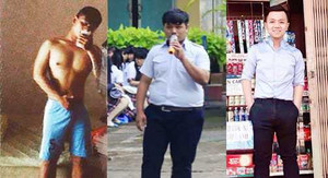 Chàng béo nặng 100kg 'lột xác' thành trai đẹp khiến mọi người ngỡ ngàng