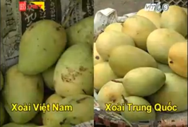 Cách đơn giản phân biệt xoài Việt Nam và Trung Quốc