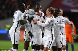 Kết quả vòng loại World Cup 2018 khu vực châu Âu: Pháp thắng Hà Lan, tiền đạo Bỉ phá kỷ lục World Cup