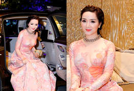 Hoa hậu Giáng My dạn dĩ khoe vẻ gợi cảm