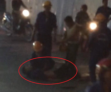 Nam công nhân rơi từ đường sắt trên cao Cát Linh – Hà Đông bị thương nặng