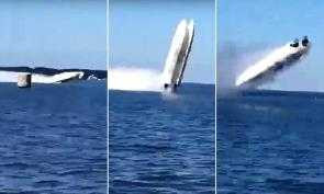 Thuyền đua lộn nhào ở tốc độ 225km/h, lái thuyền và hoa tiêu chết tại chỗ