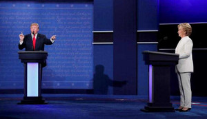 Trực tiếp tranh luận bầu cử Tổng thống Mỹ lần cuối: Donald Trump đối đầu Hillary Clinton