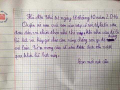 Bức thư cảm động của 'người bạn mới' lẫn trong bọc quà ủng hộ miền Trung