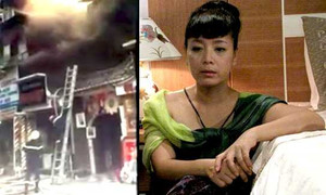 NSƯT Chiều Xuân suýt gặp nguy hiểm vì liều mình lao vào đám cháy