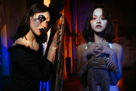 Mai Ngô lại gây 'sốc' với bộ ảnh Halloween kỳ quái