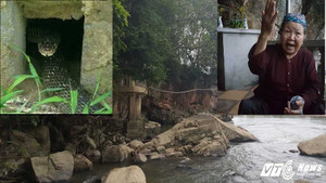 Bí ẩn rắn khổng lồ ở Quảng Ninh: Bà lão già trong ngôi miếu thờ Rắn