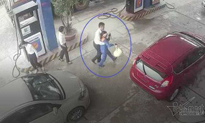Cán bộ ngân hàng đánh nữ nhân viên cây xăng 'được tha thứ'
