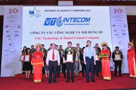 VTC Intecom nhận danh hiệu 50 Doanh nghiệp CNTT hàng đầu Việt Nam 2016