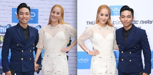 Cặp đôi Khánh Thi - Phan Hiển quấn quít như vợ chồng son