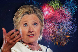 Vì sao Hillary Clinton hủy bắn pháo hoa mừng chiến thắng?